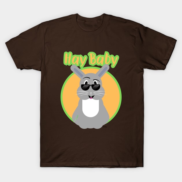hay baby- cute bunny T-Shirt by Rattykins
